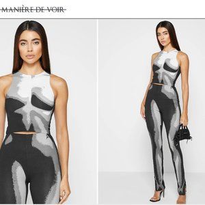 Maniere De Voir Body Heat Print Matching Set